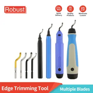 Stainless Steel Deburring Edge Trimming Knife Scraper Manual Metal Plastic Edge Trimmer Handle Chamfering Tool BS1010