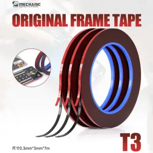 MECHANIC T3 3mm Edge Screen Frame Glue for iphone Tablet Computer electrical appliance repair Green Foam Double-sided tape