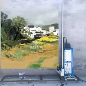 3D Vertical UV Wall Printing Machine 2 in 1 Wall and Floor Printer For Wall Ground Floor Indoor Outdoor Glass Wood Cement PVC