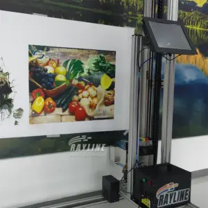 AI 4K wall printer the most affordable vertical with uv ink for sale Indoor Outdoor Vertical Inkjet be controlled by cell phone
