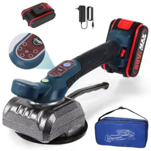 Drillpro 88VF Tiling Machine Electric Tile Vibrator Suction Cup Adjustable Automatic Floor Vibrator Laying Leveling Tools