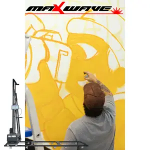 Industrial Grade UV Wall Printer, Heavy Duty Use with Powerful Curing System, Sunproof Waterproof Print on Metal Wood Ceramic