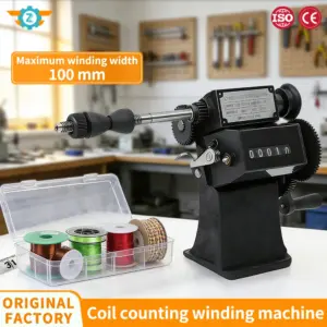 Hand Cranked Small Winding Machine NZ-1 NZ-5 Coil Leap Mechanical Counting Winding Tool for Precision Engineering