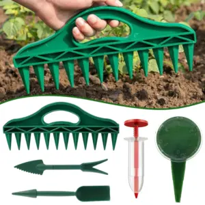 Seeds Spreader Manual Seeds Spacer Loosening Soil Punch Holes Gardening Mini Seeder Planter Vegetable Flower Plant Sowing Tool