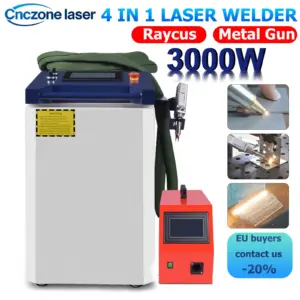 Raycus 3000W Laser Welder 3000W 4IN 1 Welding 1500W 2000W 3000W Welder for Cleaning Cutting Machine Seam Cleaning