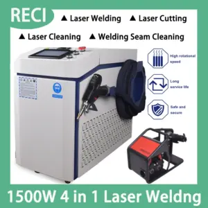 RECI 1500W 220V 4-in-1 Handheld Watercooled Laser Soldering Machine Welding Cutting Cleaning 10m Cable Welding Machine for Metal