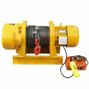 Electric winch hoist new 1 2 3 ton 5 ton 10 ton 380V construction three phase wire rope sling crane