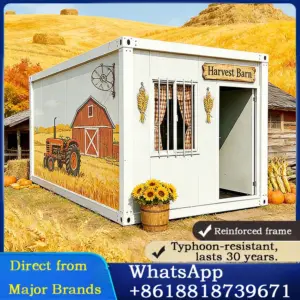 Industrial Grade Weatherproof Durability Residential Container House For Backyard Studio Lakeside Lodge And Vacation Cabin