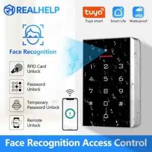 Tuya WiFi Remote IP68 Waterproof Face Recognition Door Access System