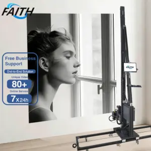 Faith 260-4 DX10 DX7 3D Vertical direct UV Wall Inkjet Printer Automatic Printing Machine For Drawing Pictures On Concrete/Glass