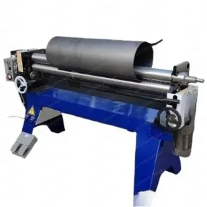 Precision electric three-axis plate rolling machine: suitable for cold bending processing of stainless steel plates, round tubes