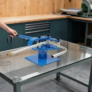 Manual Bending Device Metal Bender 1-3in Multifunctional Pipe Bending Device Universal Bending Machine for Bending Plastic Metal