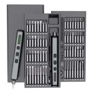Mini Precision Electric Screwdriver Set 68 in 1 Power Repair Tool with 64 Magnetic Torx Phillips Drill Bits 5 Torque Settings