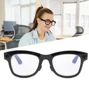 AI Translator Glasses Music Playback Noise Reduction Comfortable Immersive Sound Smart Glasses IP67 Water Proof for Business