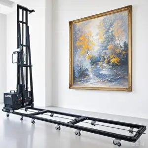 4K Wall Printer Automatic 3D Smart Vertical Unlimited Wall Printing Machine Large format for Wall Floor Metal Glass Concrete