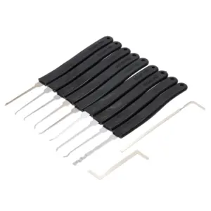 Door Lock Pick Quick Opener Tools Set Professional Locksmith Tool with 2 Little Wrenches Home u0026amp Living