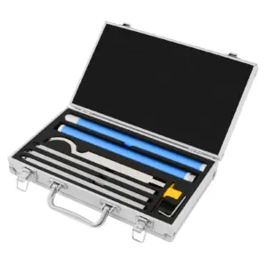 8Pcs Wood Turning Tools Carbide Tipped Lathe Tools Rougher Turning Chisels Set Boring Bar Holder Set for Wood Processing