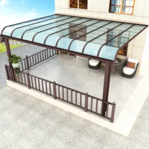 Pergola Gazebos Carport Canopy Garden Buildings Awning Sunroom Pavilion Houses Decoration Waterproof Shadow Patio Yard & Garden