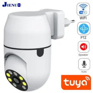 Tuya PTZ IP Camera Wireless Human Auto Tracking Cctv Security Surveillance Smart Cloud Color Night Vision Wifi Home Cam