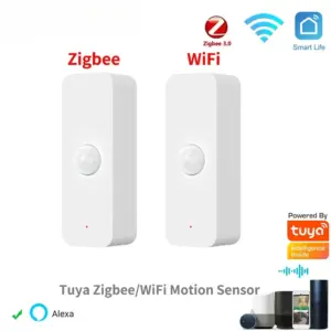 Tuya WiFi Zigbee PIR Motion Sensor Smart Home Human Body Infrared Detector Security Smart Life Works With Alexa Google