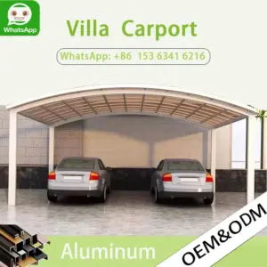 OneAlu Modern Custom Aluminum Outdoor Structure - Gazebo, Carport, Sunshade Canopy for Villa, Garden, Patio & Flower Stand