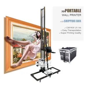 Hot-sale 3D UV Vertical Wall Printing Machine Automatic Wall Printer For Home Indoor Outdoor Wood Glass PVC Metal