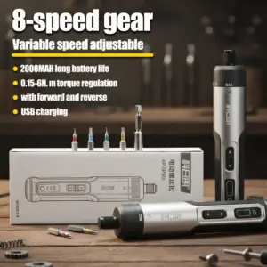 Mini Electrical Screwdriver Sets Smart Cordless drill Screwdrivers USB Rechargeable Handle 4V DIY Power Drill Tool