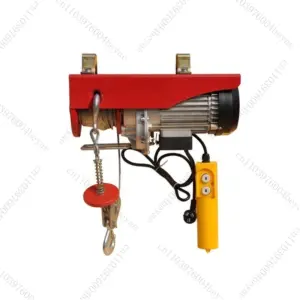 220V PA200 Auto Lifting Electric Cable Hoist Wired/Wireless Remote Control with Rope Electric Winch Crane