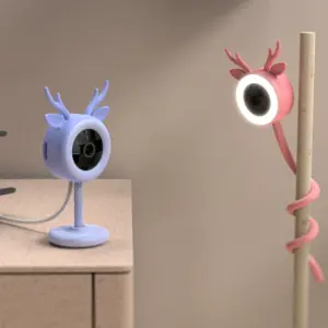 Baby Monitor Display Baby Camera 2K HD Mini 4MP Wifi Wireless Cloudedge App Suspended Placeable Night Vision Security Monitoring