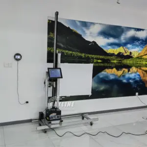3D Wall Printer UV Flat Smart Vertical Wall Printer, Digital Varnish Inkjet Printing Machine, Direct to Wall Artwork