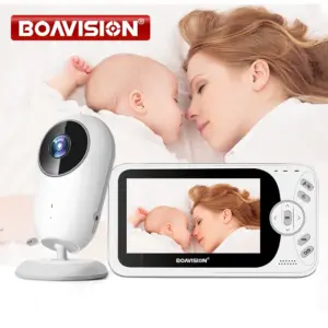 4.3 inch Wireless Video Baby Monitor Sitter portable Baby Nanny IR LED Night Vision intercom Surveillance Security Camera VB608