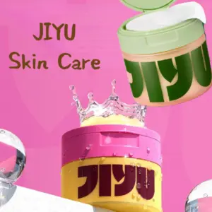 2. Korean Jiyu NAD+ Cream + Nicotinamide Centella Cotton Pads 100pcs - Skin Rejuvenation Brighten Moisturize Skin Repair