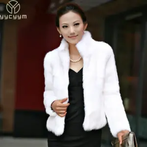 2026 New Autumn Winter Real Genuine Rabbit Fur Coat Women Full Pelt Real Rabbit Fur Jacket Fashion Fur Mandarin Collar Overcoats