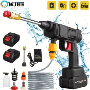 21V Cordless High Pressure Cleaner Washer Garden Spray Water Gun Car Wash Pressure Water Cleaning Machine for Makita 18V Battery