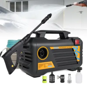 3000W High Pressure Washer Portable Cleaner Adjustable Water Pressure Home Automatic Water Gun High-Handed Car Wash Tools
