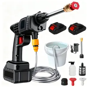 50Bar Cordless High Pressure lever Wash Spray Water Gun Car Wash Pressure Water washing Machine for Makita 21V Battery