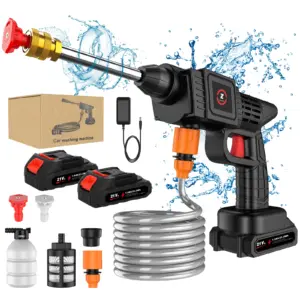 50Bar Upgraded High Pressure Cleaner Washer Spray Water Gun Car Wash Pressure Water Cleaning Machine for Makita 21V Battery