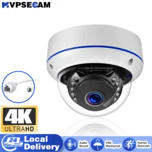 8MP 4K 5MP Explosion-proof POE IP Camera Audio H.265 Dome Home Indoor Outdoor Surveillance Security Camera CCTV Video for NVR
