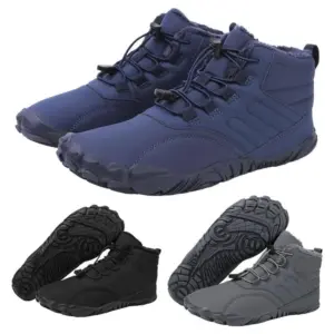 Barefoot Shoes for Men Anti-Slip Thermal Shoes Wide Toe Box Barefoot Shoes Mountaineering Shoe Winter Barefoot Shoes for Cycling