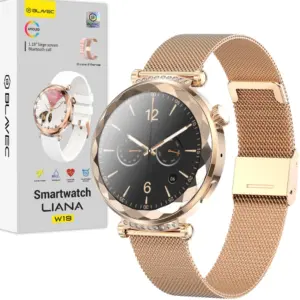 Blavec Smartwatch W-19 Liana HD AMOLED Voice Call (SWW19-RG) rose gold + 2 stripes