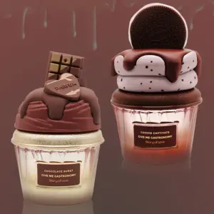 Brand Chocolate Burst Ice Cream Perfume Dessert Buffet Perfume Luxury Vanilla Cookie & Berry Women Sweet Gourmet Fragrance Mist