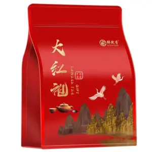 Choice Special Grade Da Hong Pao Customized Aluminum Foil Bag S/M/L 250g/500g Oolong Blacktea Self Sealing Self Standing Bag New