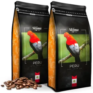 Coffee beans 2x1kg PERU 100% ARABICA Freshly Roasted for machine + FREE