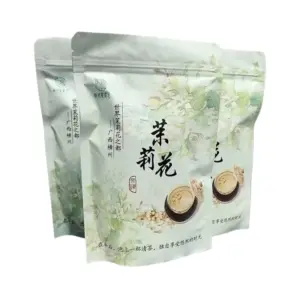 Cost-effective Classic Jasmine Flower Tea Zipper Bag 250g/500g Jasmine Green Oolong Tea Aluminum Foil Bag Recyclable Sealing New