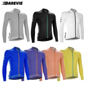 DAREVIE Cycling Jersey Long Sleeve Men Cool Technology Women Man Cycling Maillot Soft Breathable Quick Dry SPF 50 Small Size