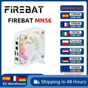 FIREBAT MN56 MINI PC AMD R7-8745HS H 255 Windows11 DDR5 16GB + 512GB SSD 8 Cores Desktop Computer BT 5.2 WIFI6 HDMI TYPE-C USB
