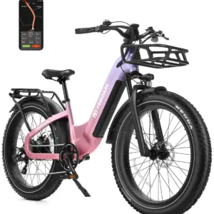Fat Tire Electric Bike for Adults, 1000W 48V 20Ah All-Terrain e-Bike, 90 Miles UL Certified Mountain Bicycle, Smart e Dirt Bike