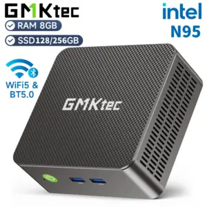 GMKtec G3S Mini PC Intel Alder Lake N95 Windows 11 Pro Mini PC 8GB DDR4 128/256GB PCIe M.2 SSD WiFi 5 BT5.0 Desktop Computer