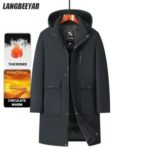 High End Traceless New Brand Business Casual Fashion Men Leather Jacket Faux PU Coats Autumn Winter Men Clothing 2025