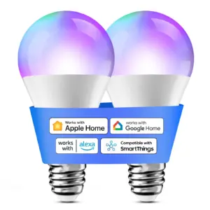 HomeKit 9W Smart WiFi Light Bulb LED Lamp RGBWW Dimmable E27 Base Remote Control Support Alexa Google Home SmartThings